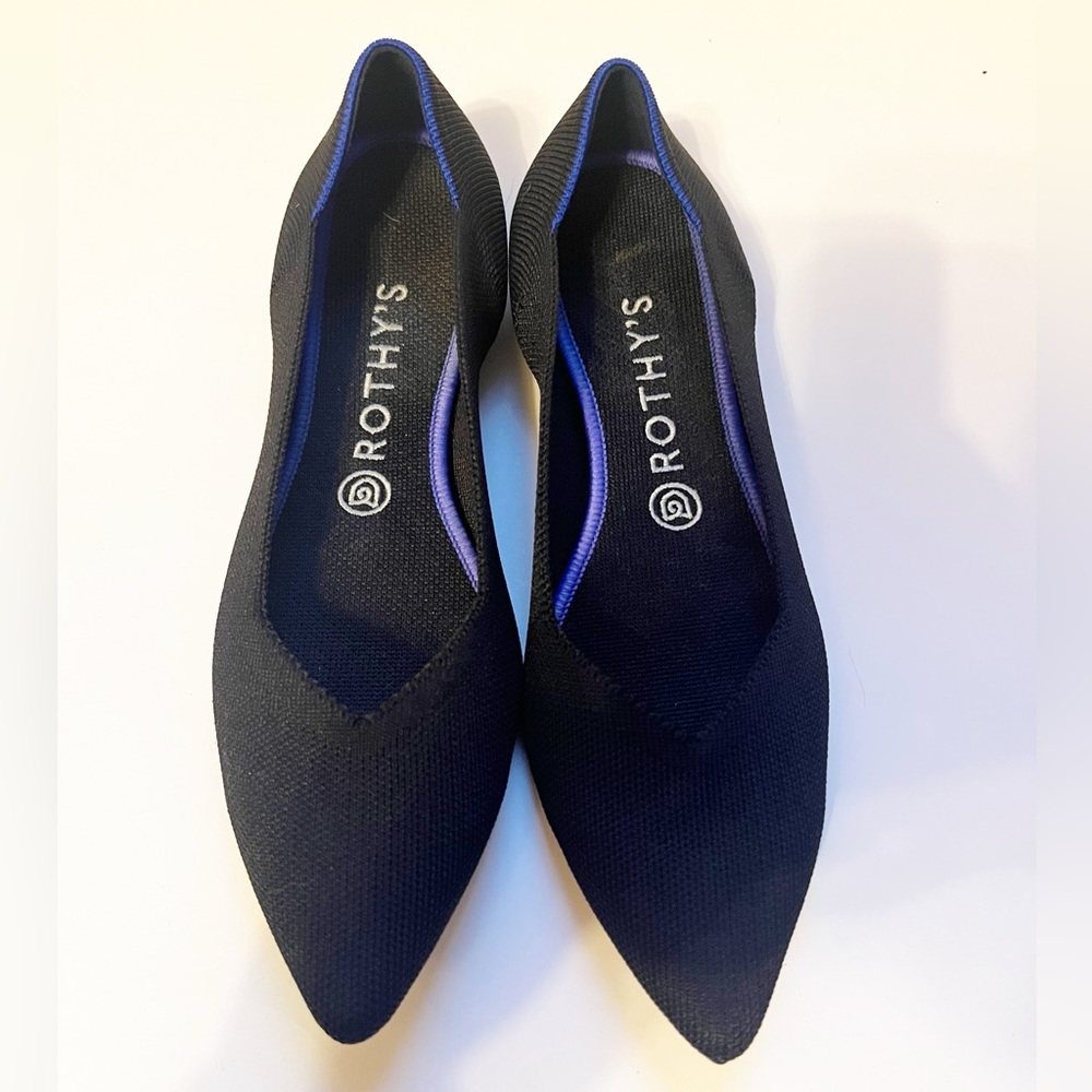 Rothy’s The Point Flat 9.5 Black
